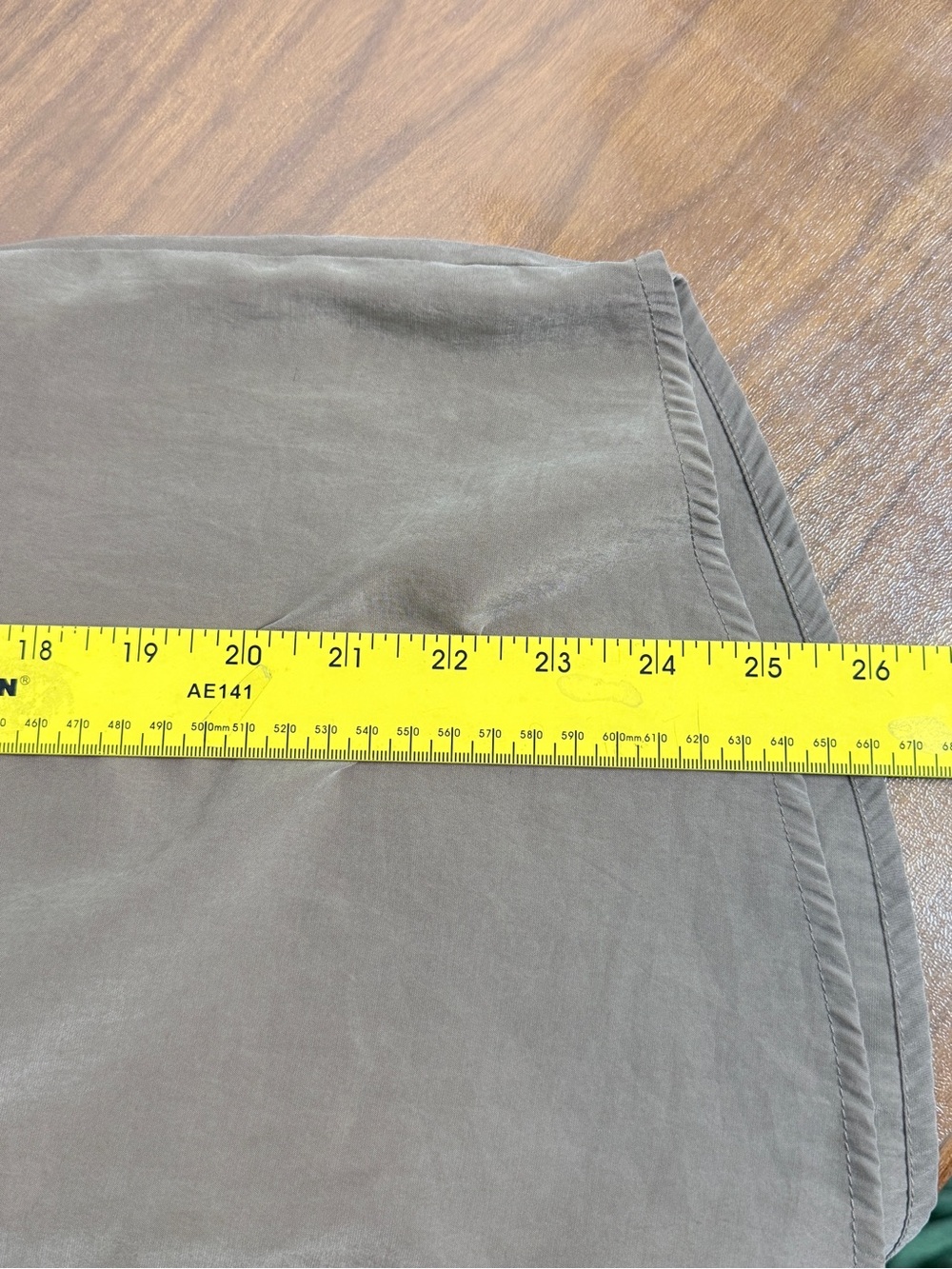 Chico's Tan Snap Front Long Sleeve Shirt 1/S - Picture 7 of 9